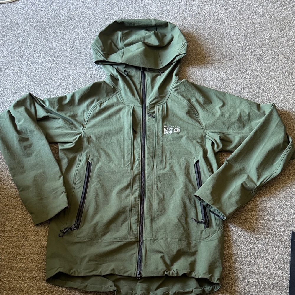 Men's Mountain Hard Wear Olive Performance Jacket